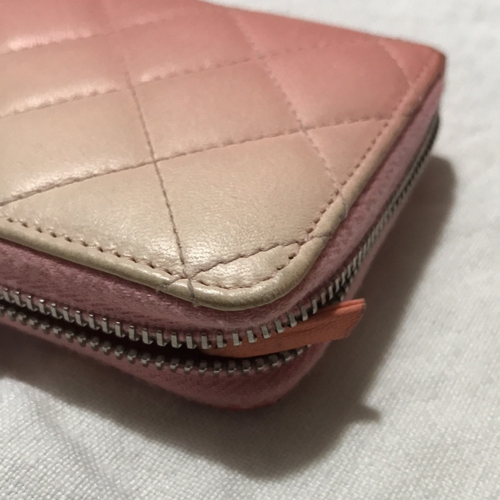 💕 PINK OMBRÉ CHANEL WALLET - Picture 13 of 15